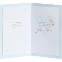 Floral Heart Design Happy Anniversary Card Extra Image 1 Preview